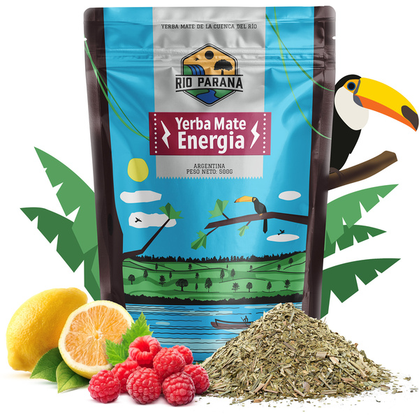 Zestaw Yerba Mate Rio Parana 500g 0,5kg Yerbomos XL + Matero + Bombilla