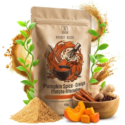 Mary Rose – Orange Matcha Alternative – Pumpkin Spice (w proszku) 50 g