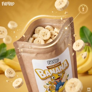 FiloLilo – Banan liofilizowany (plastry) 20 g