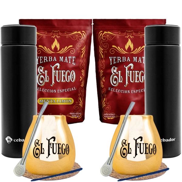 ZESTAW Yerba Mate TERMOS akcesoria dla dwojga