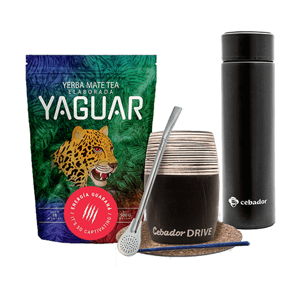 Zestaw Yerba Yaguar Energia Tykwa Drive Termos 0,5