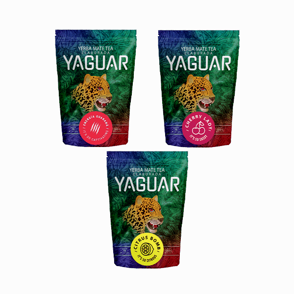 Trio yerba mate Yaguar na START dla początkujących