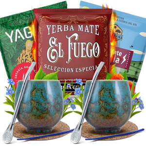 Zestaw Yerba Mate Energia DLA DWOJGA Matero Bombilla 