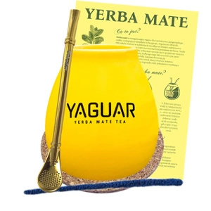 Zestaw Yerba Mate Yaguar Matero / Tykwa + Bombilla