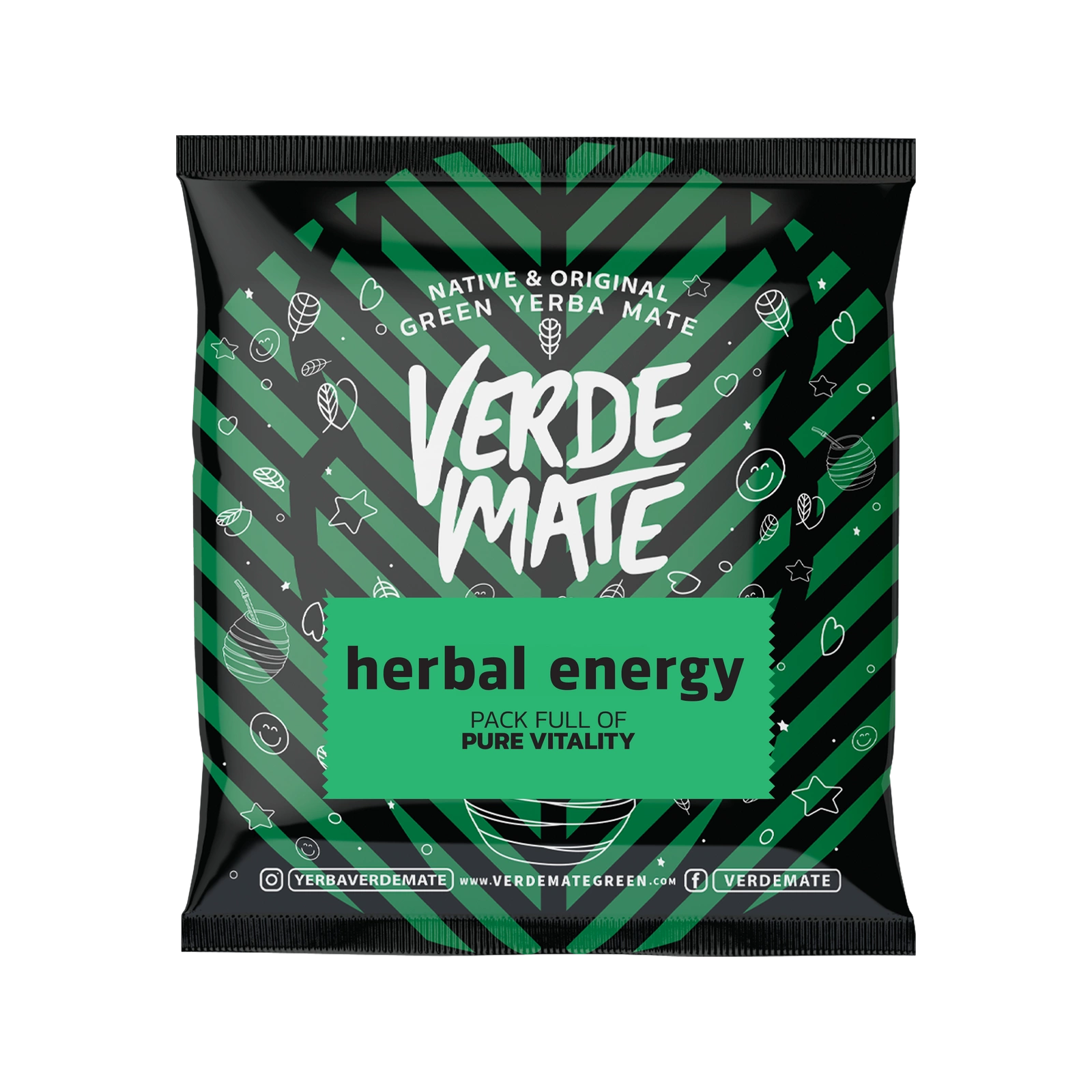 Verde Mate Green Herbal Energy - Zbliżenie