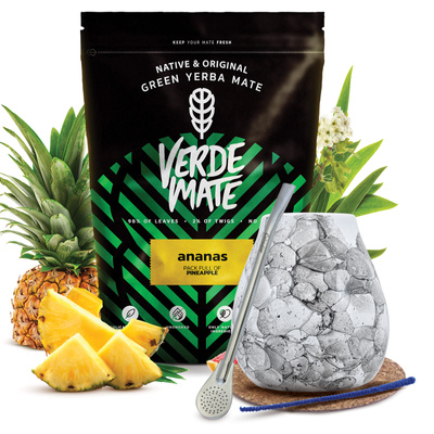 Zestaw Yerba Mate Verde Mate 500g 0,5kg Matero + Bombilla