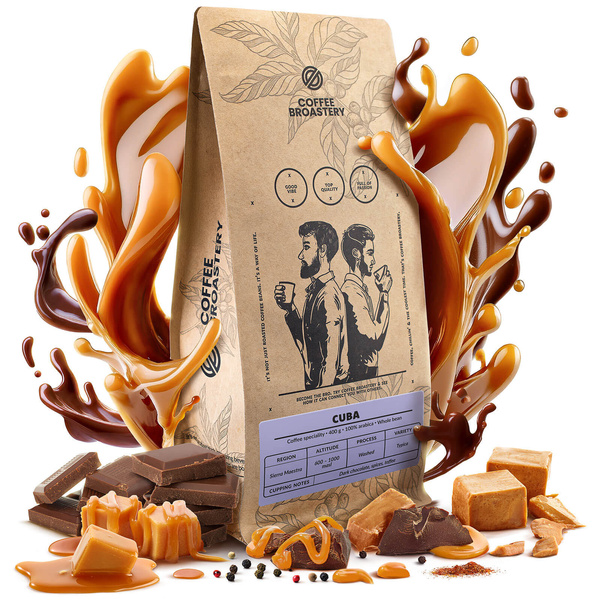 Bro Coffee Roastery - Kawa ziarnista Cuba Sierra Maestra Speciality 400 g