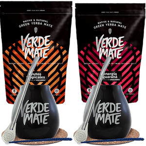 Zestaw Yerba Mate Bombilla Matero dla dwojga 1kg