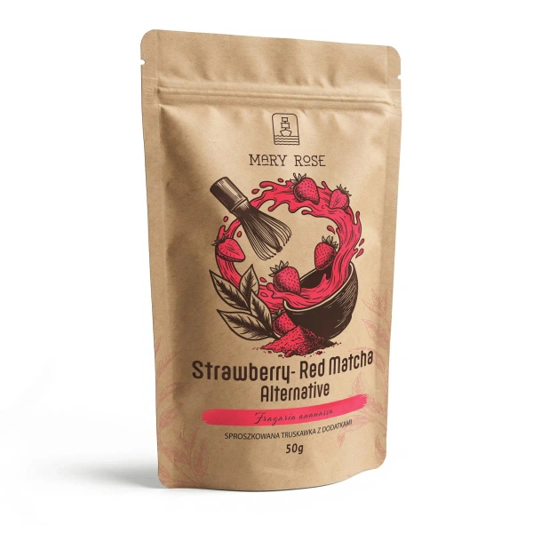 Mary Rose – Red Matcha Alternative – Truskawka (w proszku) 50 g