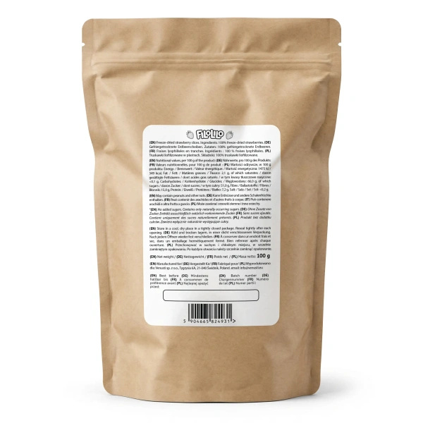 FiloLilo – Truskawka liofilizowana (plastry) 100 g