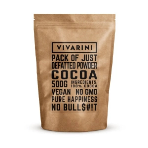 Vivarini – Kakao alkalizowane ciemne (proszek) 0,5 kg