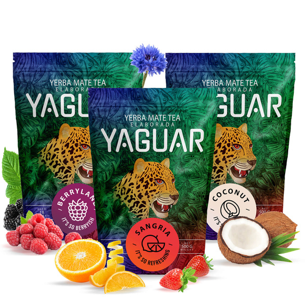 Trio yerba mate Yaguar na START dla początkujących
