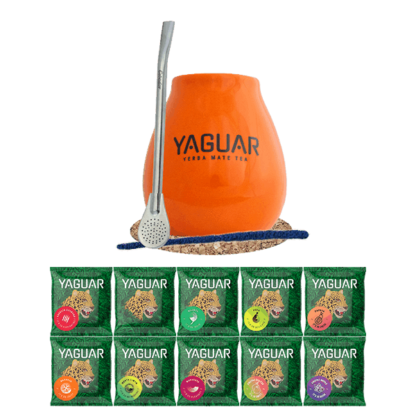 Zestaw Yerba Mate Yaguar 500g Tykwa Bombilla 10x50