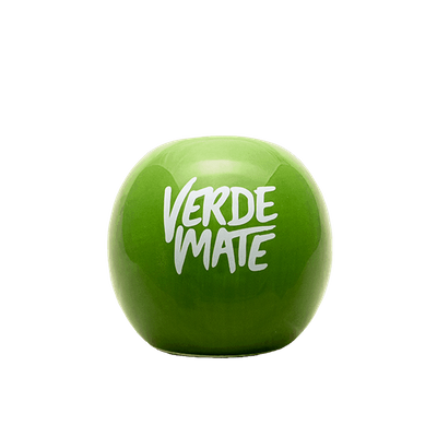 (II. kategoria) Tykwa Ceramiczna Verde Mate Manzana - ok. 300 ml