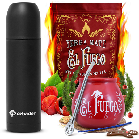 Zestaw startowy Yerba Mate El Fuego 0,5kg + Yerbomos