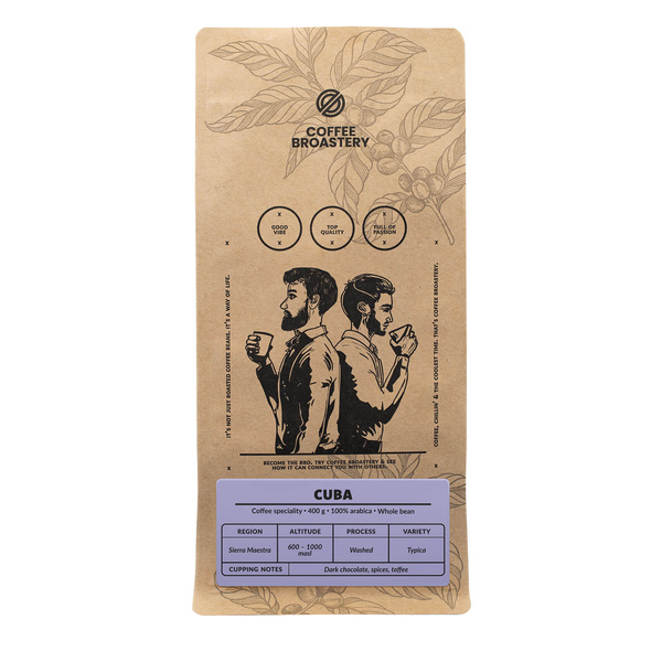 Bro Coffee Roastery - Kawa ziarnista Cuba Sierra Maestra Speciality 400 g
