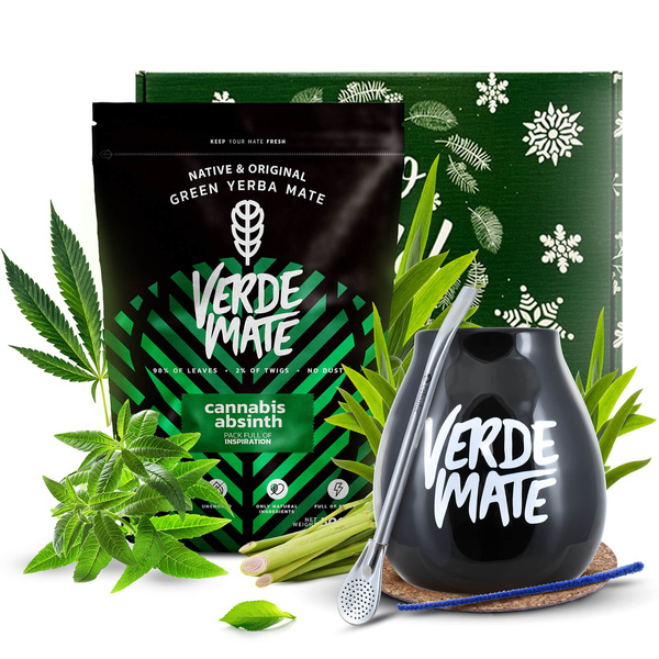 Zestaw prezentowy Yerba Verde Mate Cannabis 0,5kg