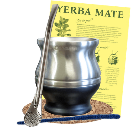 Zestaw Yerba Mate Matero  Bombilla Termomate