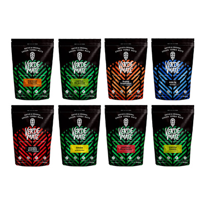 Zestaw Smakowych Yerba Verde Mate GREEN 8x500g 4kg