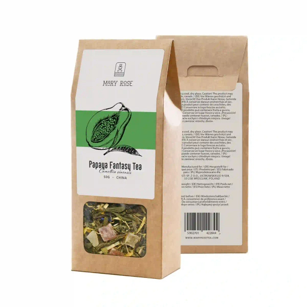 Mary Rose - Herbata Zielona Papaya Fantasy - 50 g