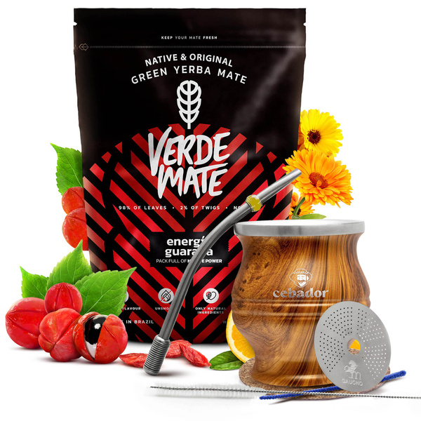 Zestaw Yerba Verde Mate Energia 0,5kg + TermoColador