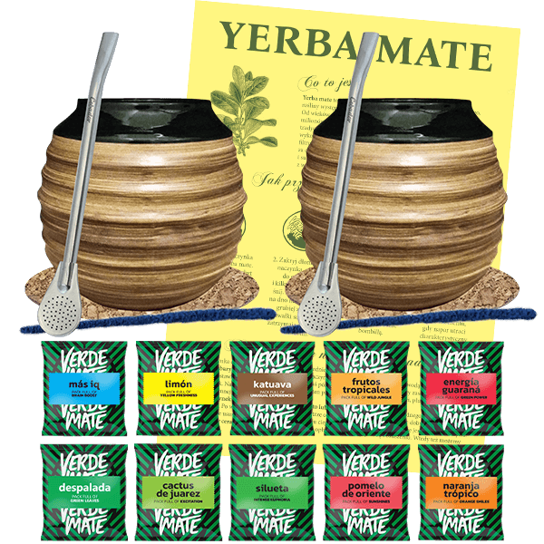 Zestaw yerba mate dla pary 10x50g