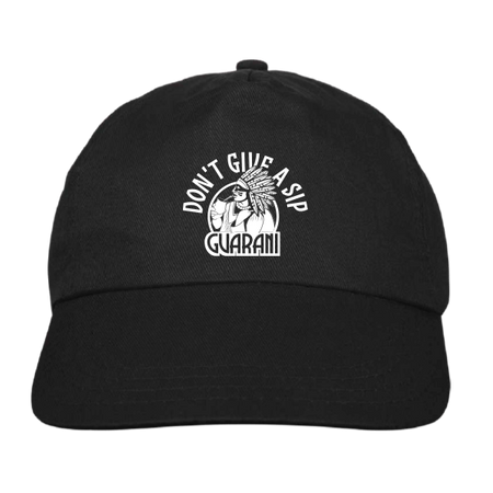 Czapka z daszkiem czarna z logo Guarani