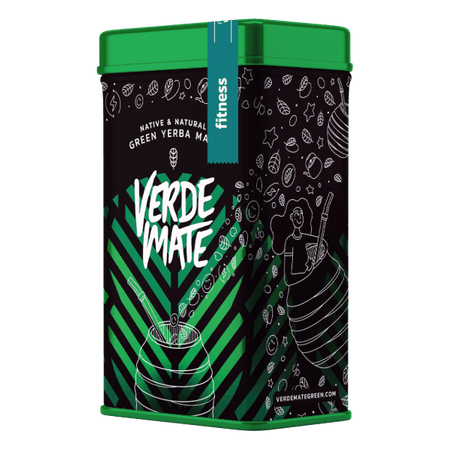 Yerbera – Puszka z Verde Mate Green Fitness 0,5kg – brazylijska yerba mate ziołowo-owocowa