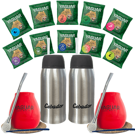 ZESTAW Yerba Mate YERBOMOS 4.0 dla dwojga na start
