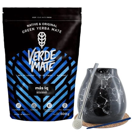 Zestaw Startowy Yerba Verde Mate Mas IQ 500g 0,5kg
