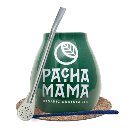 Zestaw Tykwa + Bombilla 19cm Yerba Mate Guayusa
