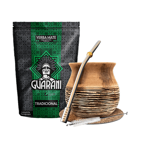 Zestaw Tykwa Yerba Mate Guarani Elaborada 0,5kg