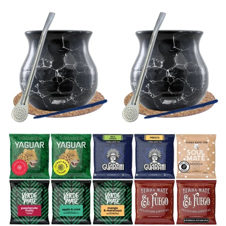 Zestaw Yerba Verde Mate Green Tykwy smakowe 10x50g