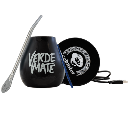 Zestaw podgrzewacz tykwa Yerba Mate Verde bombilla